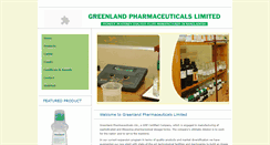 Desktop Screenshot of greenlandpharma.com